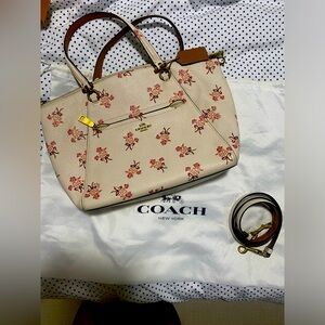 Coach floral bag